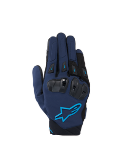 Alpinestars SP X 3, luvas de moto para homem, azul-escuro e azul-claro, com proteção de nós dos dedos TPU e malha respirável
