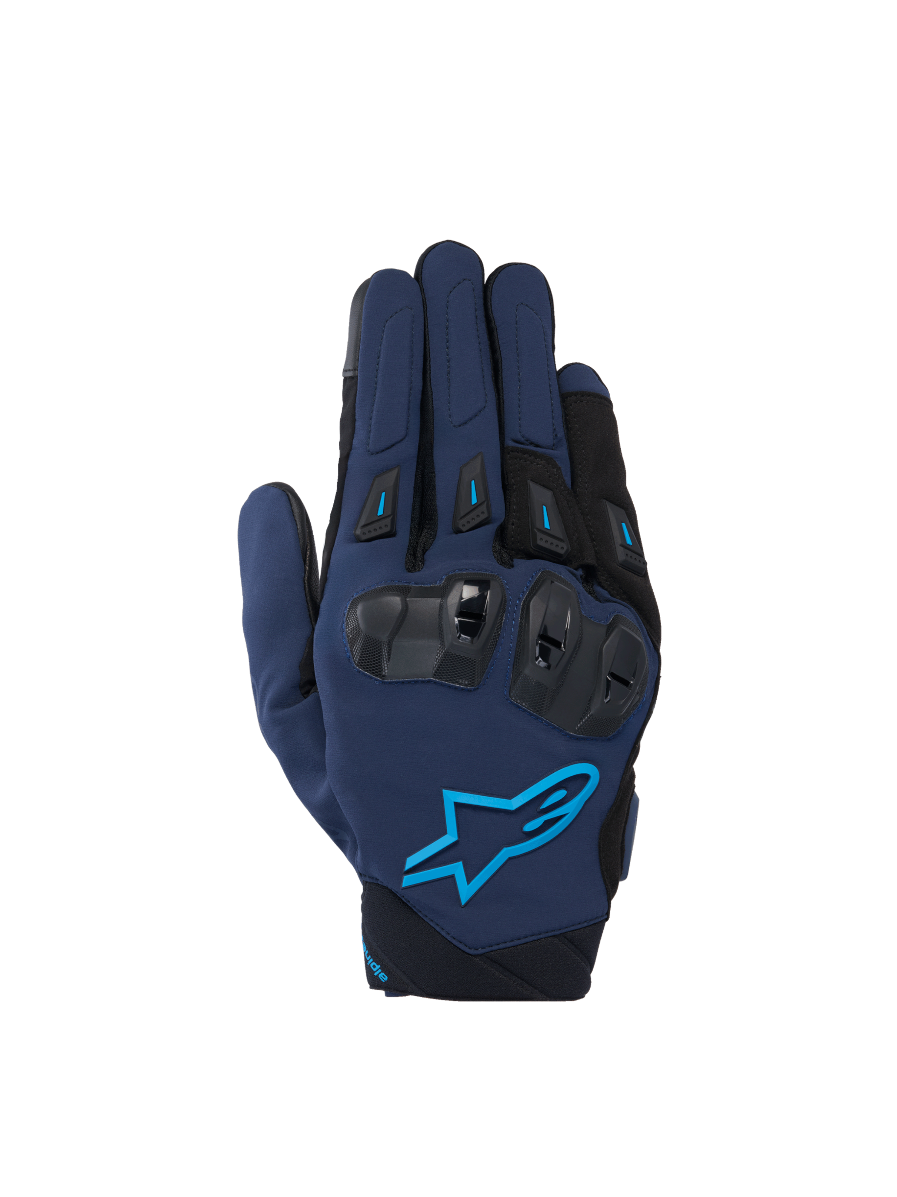 Alpinestars SP X 3, luvas de moto para homem, azul-escuro e azul-claro, com proteção de nós dos dedos TPU e malha respirável