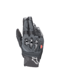 Alpinestars Morph Sport Gloves, black and gray motorcycle racing gloves with MorphTech Weave and impact knuckle protection.