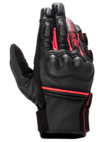 Alpinestars Stella Phenom Leather Air Glove, luvas de motociclismo para mulher, pretas e rosa Diva Pink, proteção rígida nos nós dos dedos, construção em couro perfurado, punho curto com a marca Alpinestars, equipamento de condução desportiva de alto desempenho
