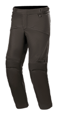 Alpinestars Road Pro GORE-TEX Pants, calças de moto para turismo, pretas, com painéis elásticos em acordeão nos joelhos, aberturas de ventilação com fecho de correr e construção em tecido técnico para adventure touring