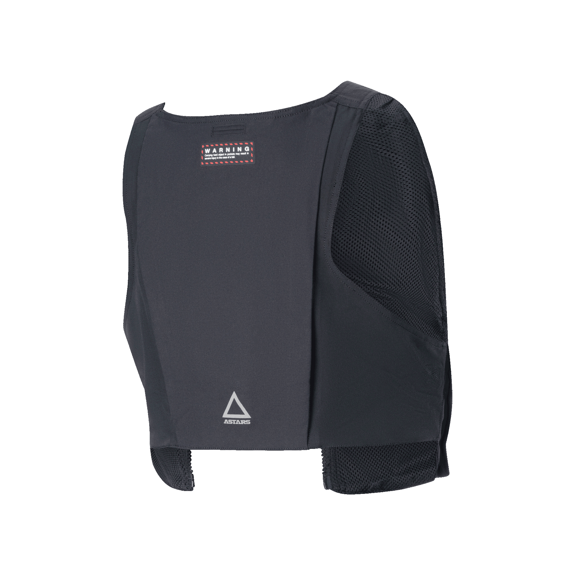 Colete Tático Alpinestars Techdura, pacote tático amovível para o Casaco Techdura, preto, com painéis de malha respirável, compartimento traseiro para bolsa de hidratação e logótipo Alpinestars, concebido para utilização em off-road e enduro