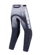 Alpinestars Racer Amber, calças de motocross para homem, cinzentas e brancas, vista traseira com construção durável e logótipo Astars em destaque.