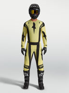 Calças Techstar Atrox e Techstar Atrox Gear Set, conjunto de motocross para homem, amarelo e preto, com camisola.