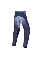 Alpinestars Calças Fluid Amber Jovem e Juventude Fluid Amber Gear Set, calças de motocross cinzentas e roxas com logótipo traseiro, assento reforçado e ajuste 3D.