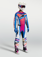 Camisola Techstar Maven AND Techstar Maven Gear Set, conjunto de motocross azul e coral para homem, ajuste atlético.