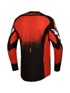 Camisola Techstar Swan AND Gear Set da Alpinestars, motocross, homem, vermelha e preta, vista traseira com ventilação a laser