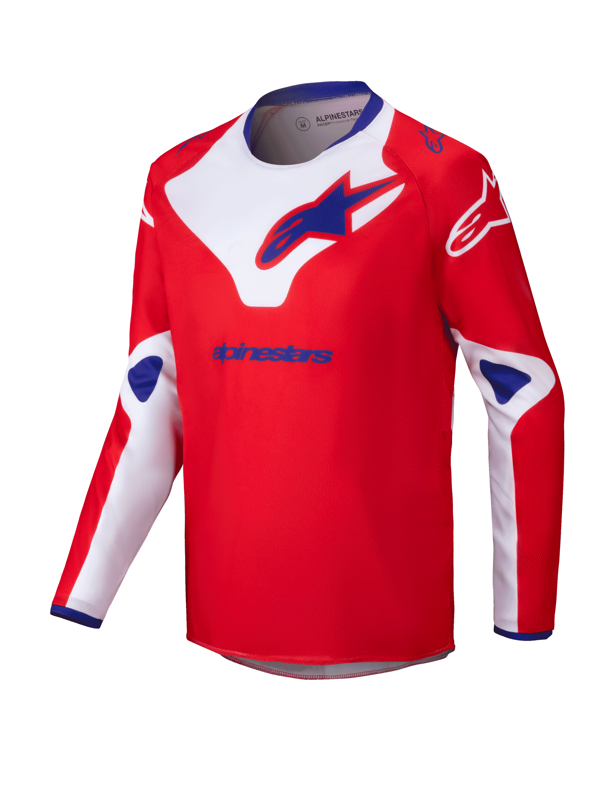 2025 Youth Racer Veil Jersey RED MOTOCROSS Jerseys Alpinestars