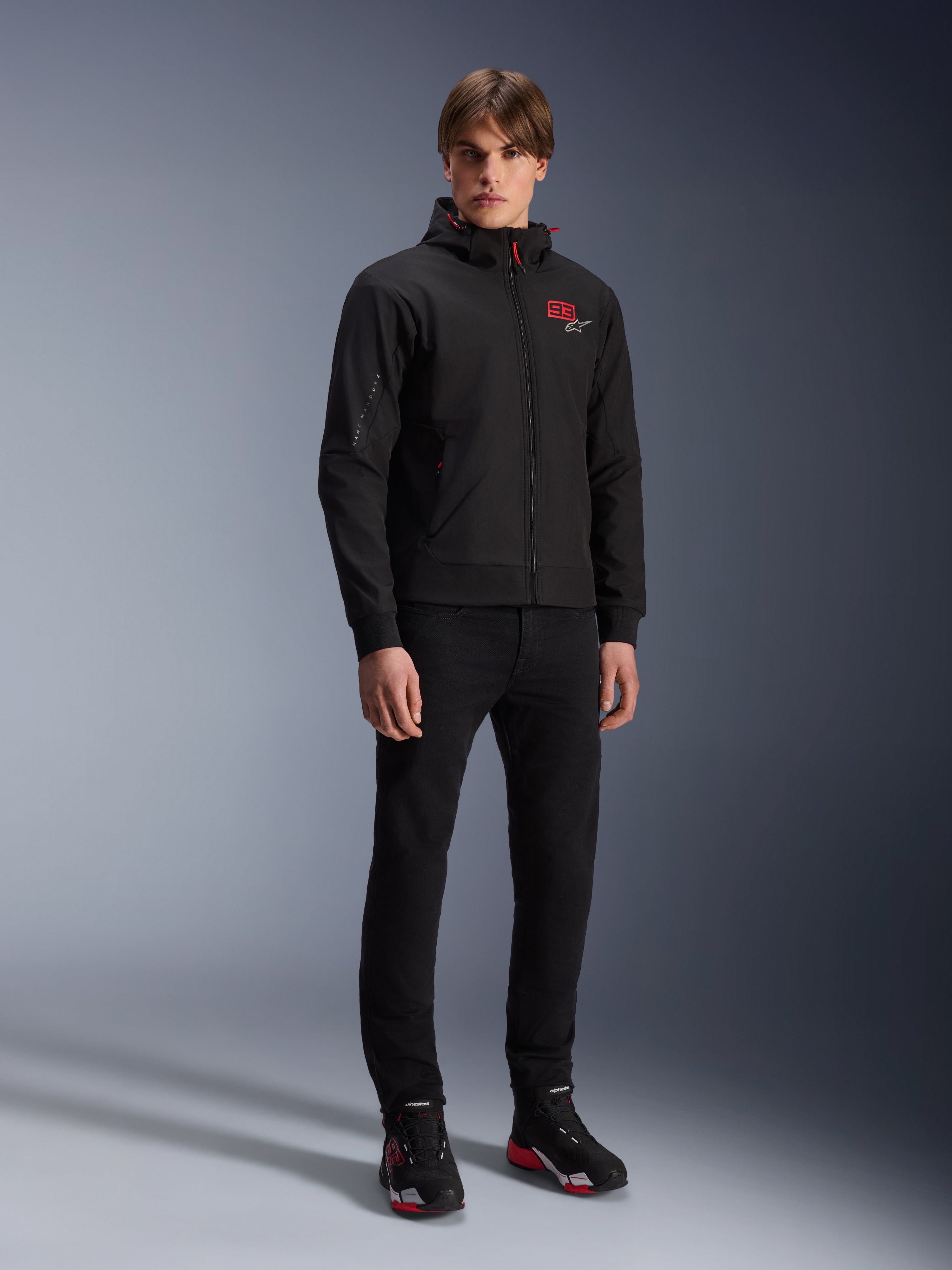 MM93 Radium Tech - Black Motorcycle Jacket | Alpinestars®