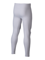 Alpinestars ZX Evo V3 Bottom, camada de base para automobilismo, branco, vista traseira de calças resistentes às chamas, construção leve e sem costuras para desportos motorizados