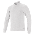 Alpinestars Race V3 Long Sleeve Top, camada base para automobilismo, branco, gola alta com logótipo pequeno, mangas compridas, tecido de toque suave e resistente às chamas, design atlético minimalista