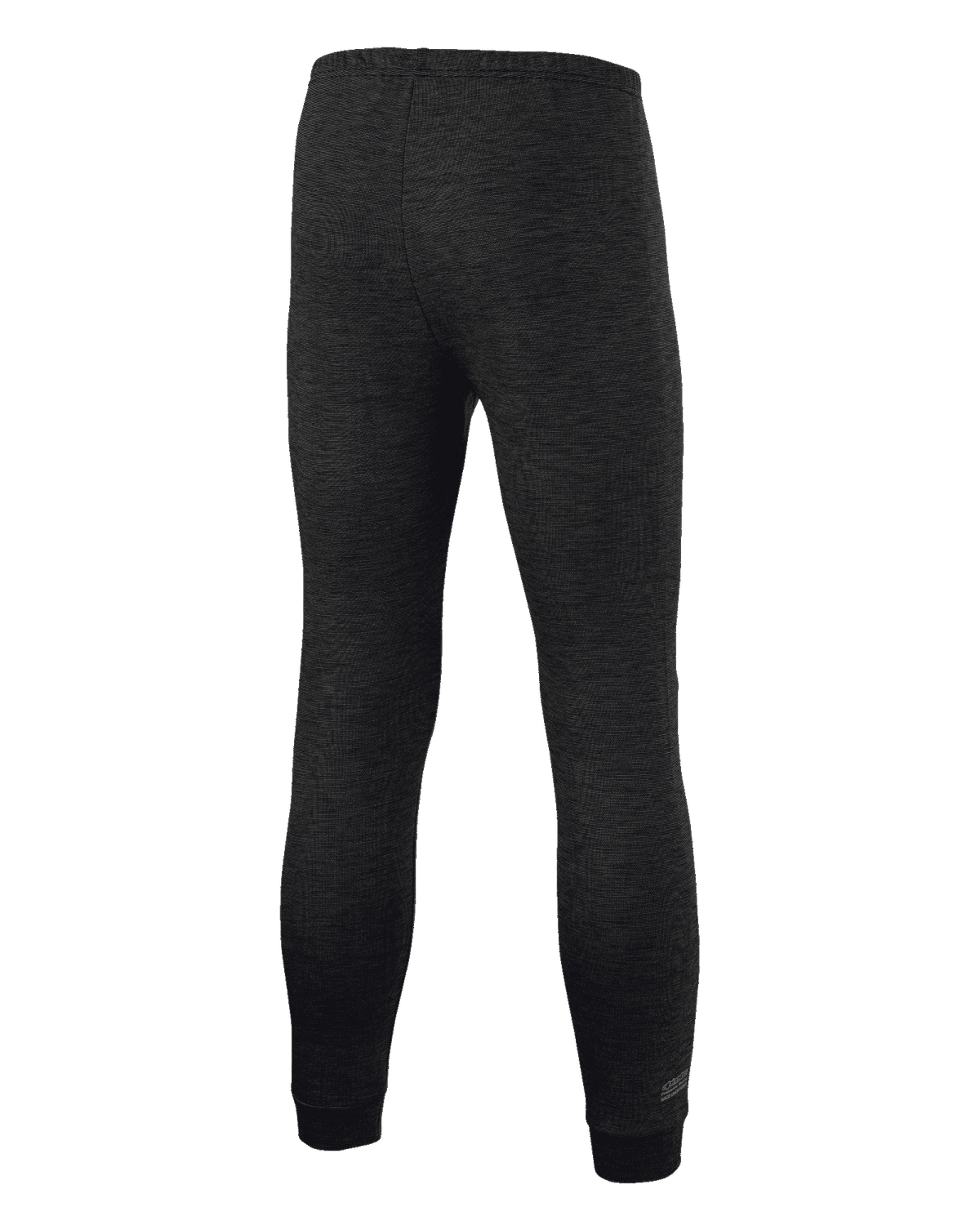 Alpinestars Race V3 Bottom, calças de camada de base para automobilismo, pretas, roupa interior comprida em tecido Lenzing FR texturado resistente às chamas, pernas afuniladas com punhos nos tornozelos, vista traseira