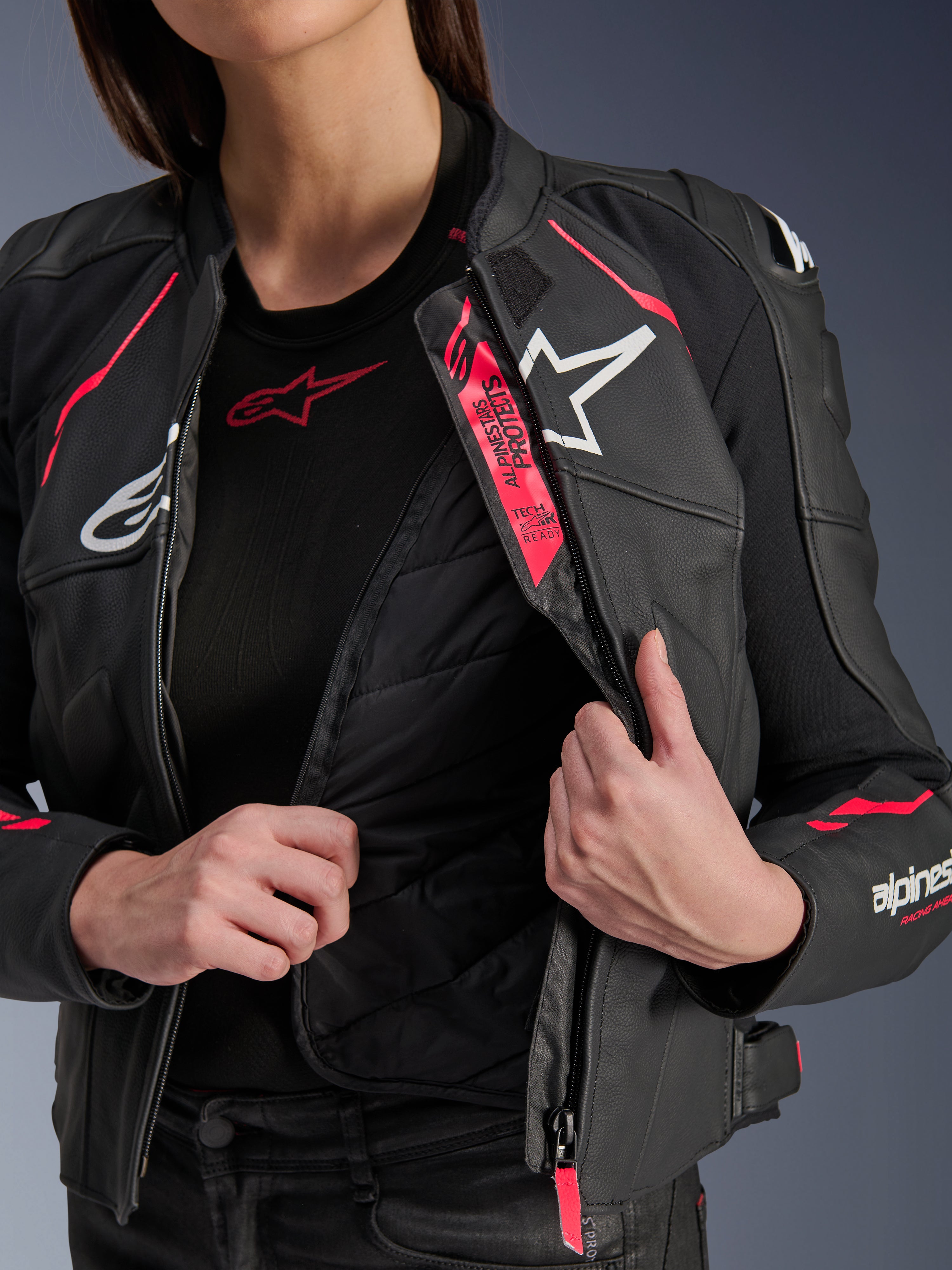 Stella Dusk - Black Motorcycle Jacket | Alpinestars®