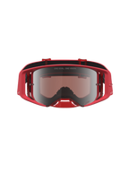 Alpinestars Óculos Supertech Vesta, óculos de motocross, vermelho fluo e prateado espelhado com lente espelhada