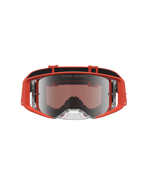 Óculos Supertech Vesta da Alpinestars para motocross, armação laranja e lente prateada espelhada, equipamento de elite para todo-o-terreno e corridas