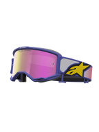 Alpinestars óculos Vision 5 Drag, equipamento de motocross unissexo, roxo e rosa, lente espelhada e ventilação RAM-AIR