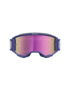 Alpinestars Vision 5 Drag, óculos de motocross roxos com lente rosa espelhada e ventilação RAM-AIR