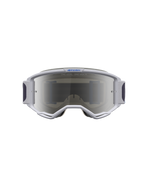 Alpinestars Vision 5 Drag, óculos de motocross para todo-o-terreno, lilás claro e azul, lente prateada espelhada, ventilação RAM-AIR e armação A-FLEX