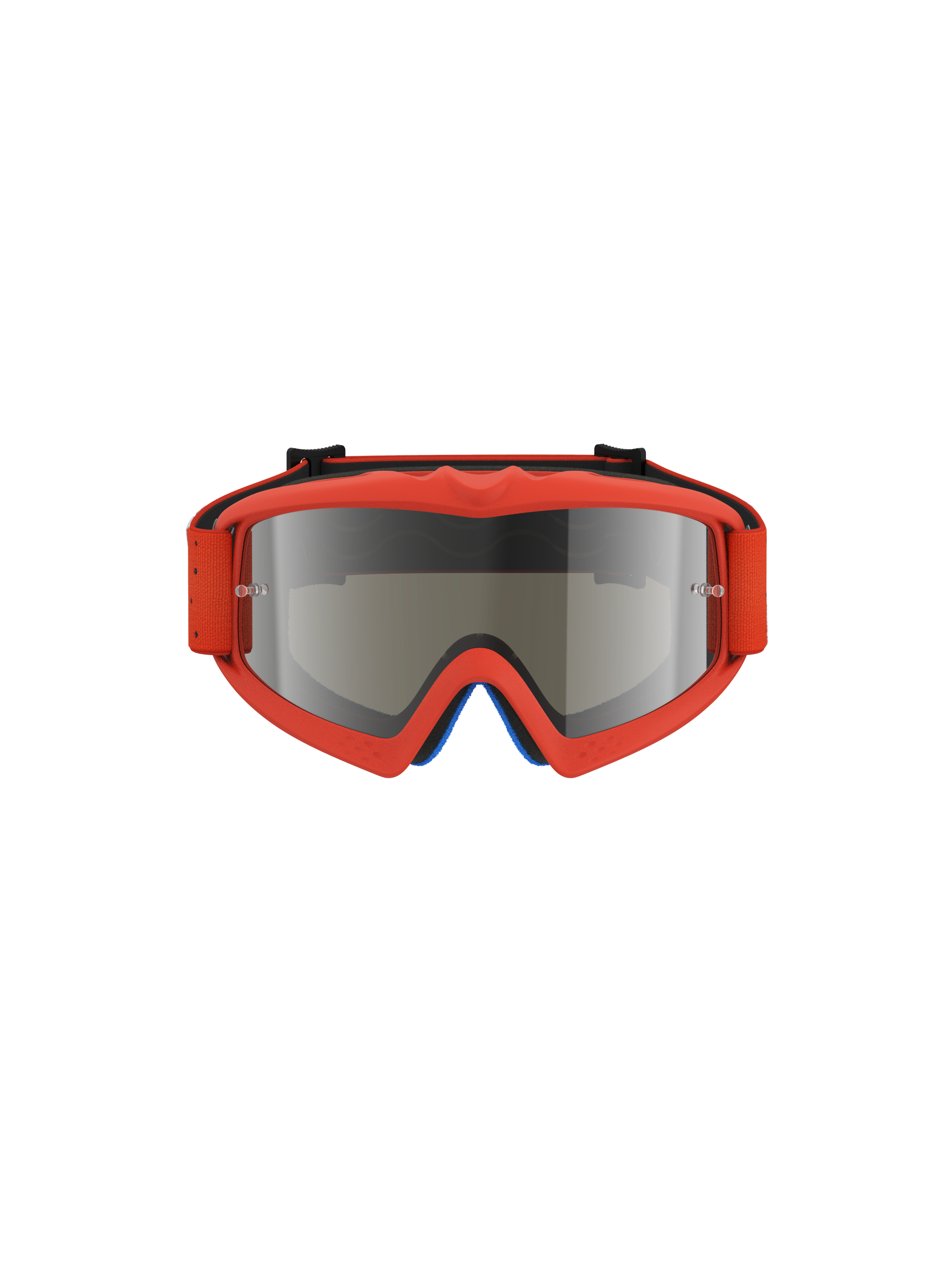 Alpinestars Óculos Vision Vesta Jovem, óculos de motocross para jovens, cor de laranja com lente prateada espelhada anti-embaciamento