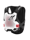 Alpinestars Airbag Tech-Air® MX, colete de proteção para motocross, preto e branco, certificado CE, com protetor de costas Nucleon PLASMA integrado e construção em malha elástica respirável