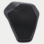 Alpinestars Nucleon Flex Plus Shoulder Protector, preto, inserção de armadura para motociclismo com estrutura alveolar de célula aberta perfurada, design flexível e ergonómico para proteção contra impactos