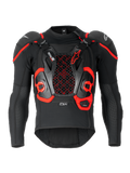 Alpinestars Airbag Tech-Air Off-Road, sistema de airbag para todo-o-terreno homologado FIM, preto e vermelho, construção em malha têxtil com proteção Nucleon CELL integrada