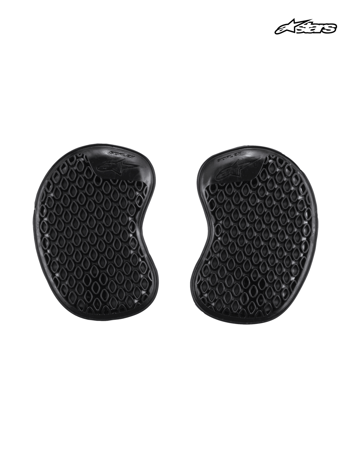 Alpinestars Protetores De Quadril Bioflex, protetores de quadril para moto, pretos, leves e com design fino com estrutura celular ventilada