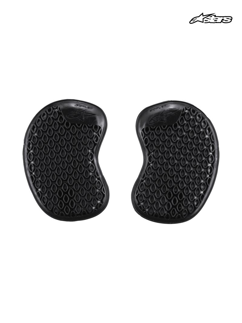 Alpinestars Protetores De Quadril Bioflex, protetores de quadril para moto, pretos, leves e com design fino com estrutura celular ventilada