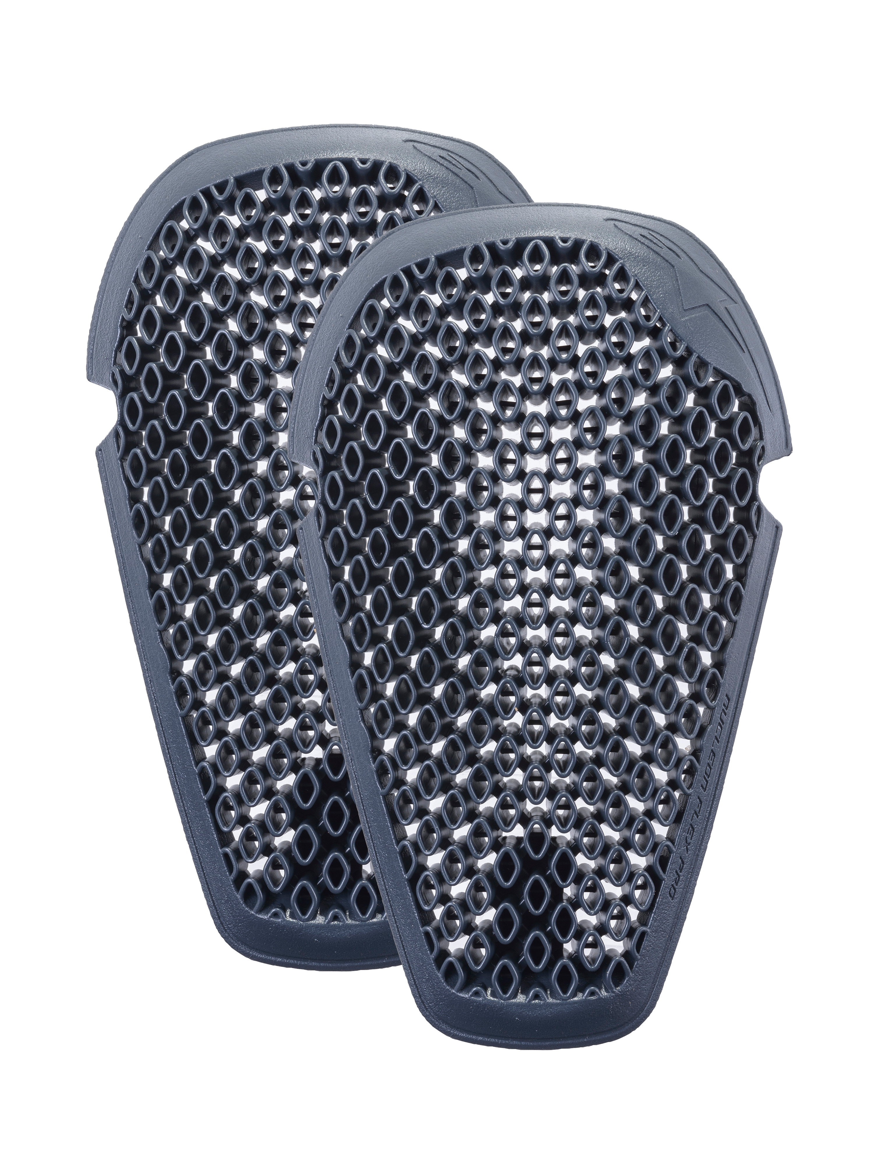Alpinestars Nucleon Flex Pro Knee Protectors, cinza antracite, par de inserções de armadura ergonómica para motociclismo com uma estrutura de células abertas ventilada em favo de mel para fluxo de ar e proteção leve contra impactos