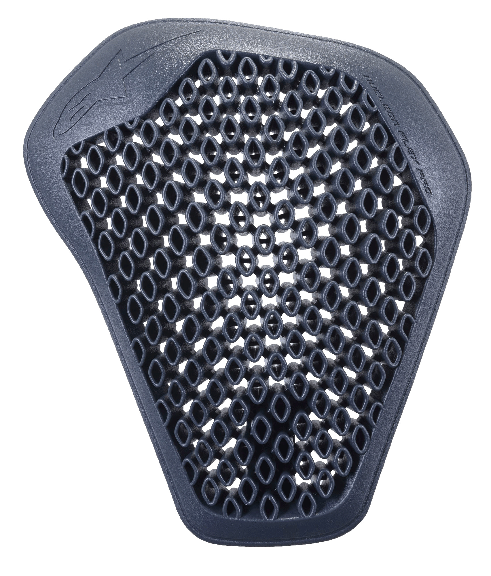 Alpinestars Nucleon Flex Pro Shoulder Protector, antracite, com um design de estrutura aberta altamente ventilada, construção ergonómica flexível e leve para proteção contra impactos em motociclismo