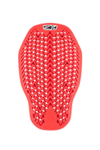 Alpinestars Nucleon Plasma Back Protector Insert, protetor de costas para motociclismo, vermelho, design de malha em ziguezague flexível com orifícios de ventilação, proteção contra impactos com certificação CE Nível 2, inserção ergonómica para casacos de motociclismo