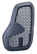 Protetor Alpinestars Nucleon Flex Pro Ci, protetor de peito para motociclismo, Antracite, almofada protetora cinzento escuro com padrão de malha em favo de mel, design ergonómico curvo com logótipo de estrela em relevo, microestrutura altamente ventilada