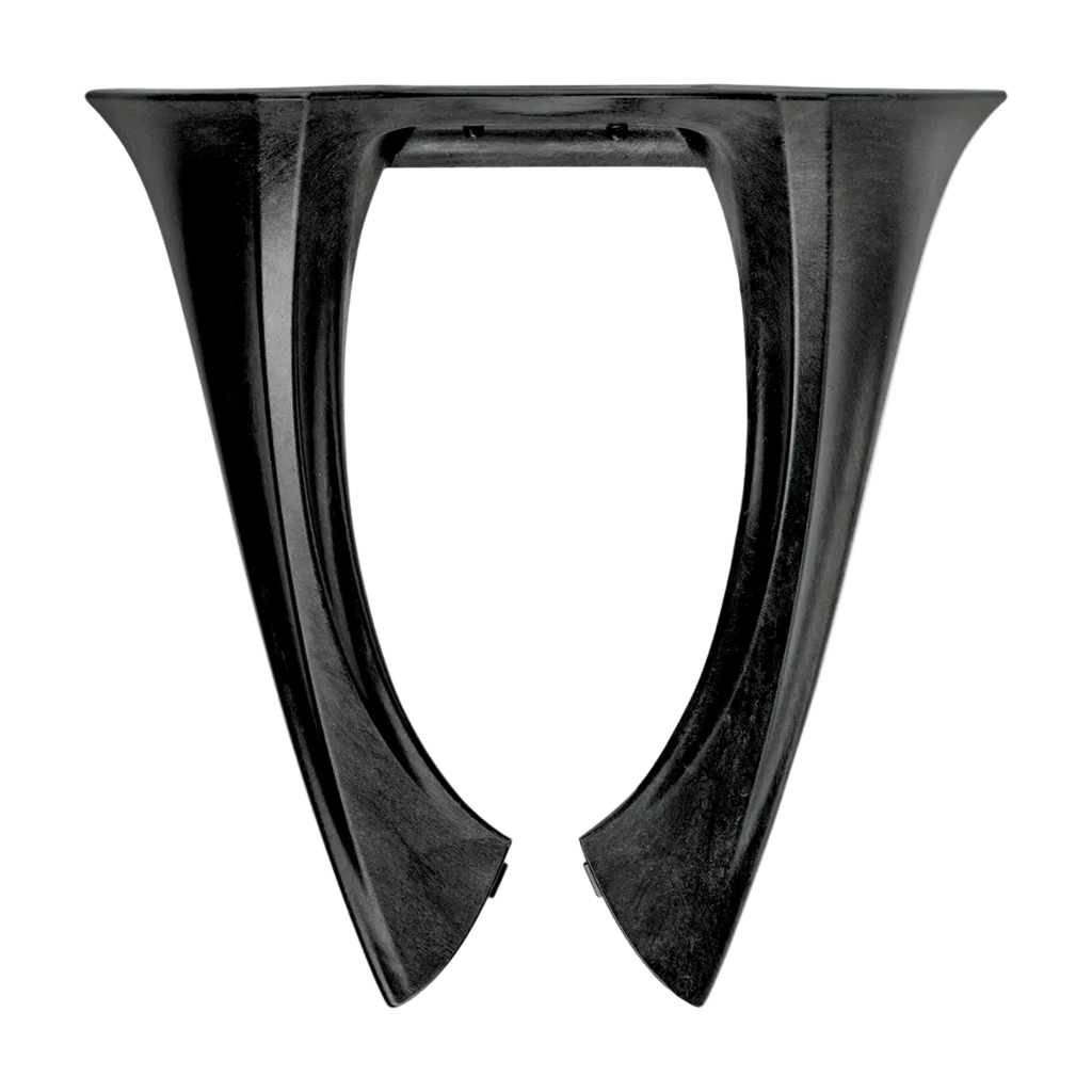 Alpinestars Suporte de Pescoço BNS Tech Carbon, proteção de pescoço para motocross e off-road, unissexo, preto, em composto de polímero de carbono de alto desempenho, vista superior do design ergonómico da estrutura.
