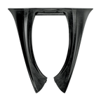 Alpinestars Suporte de Pescoço BNS Tech Carbon, proteção de pescoço para motocross e off-road, unissexo, preto, em composto de polímero de carbono de alto desempenho, vista superior do design ergonómico da estrutura.