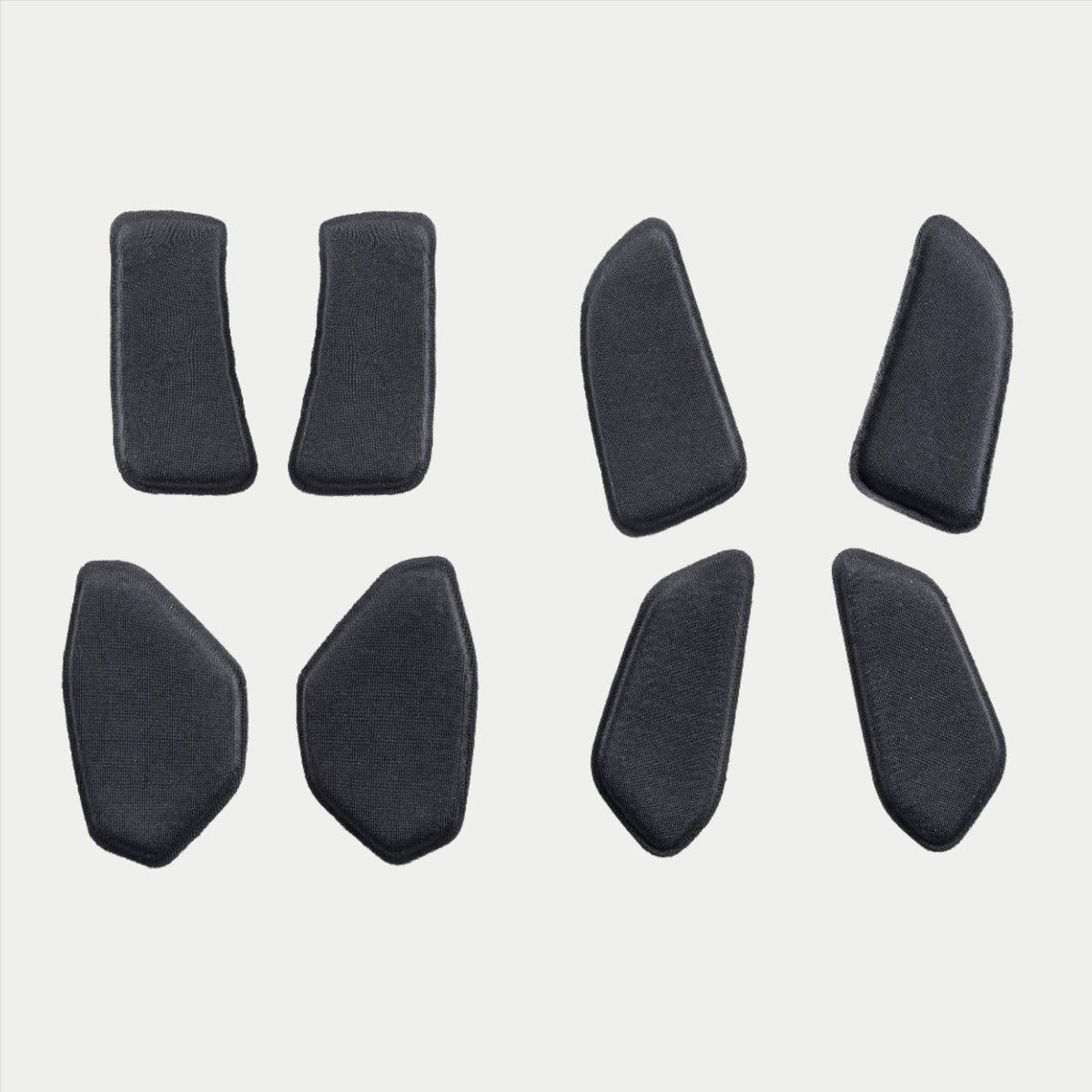 Alpinestars BNS Soft Pad Set, conjunto de almofadas macias, preto, kit de substituição de oito peças para sistemas de suporte de pescoço BNS, insertos de espuma moldados para MTB e todo-o-terreno