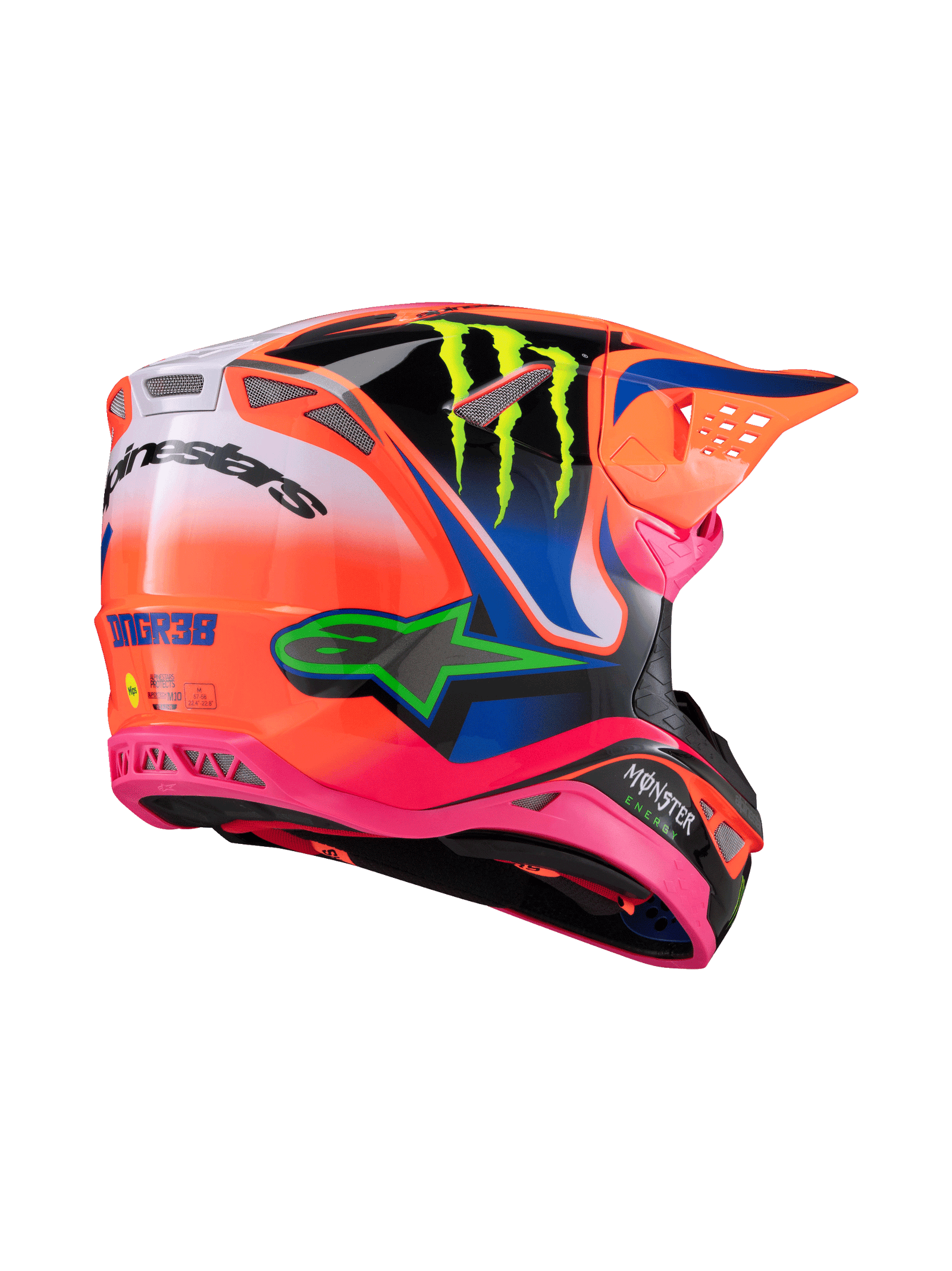 Supertech M10 Deegan Monster ECE 22.06 Helmet