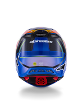 Capacete Supertech M10 Era ECE 22.06 Blue Red Yellow Fluo Glossy