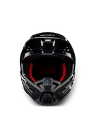 Alpinestars S-M5 Corp ECE 22.06, capacete de motocross cinzento escuro brilhante com interior vermelho, certificado ECE.