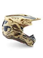 Alpinestars S-M5 Mineral, capacete de motocross off-road camuflado bege e castanho, certificado ECE 22.06.