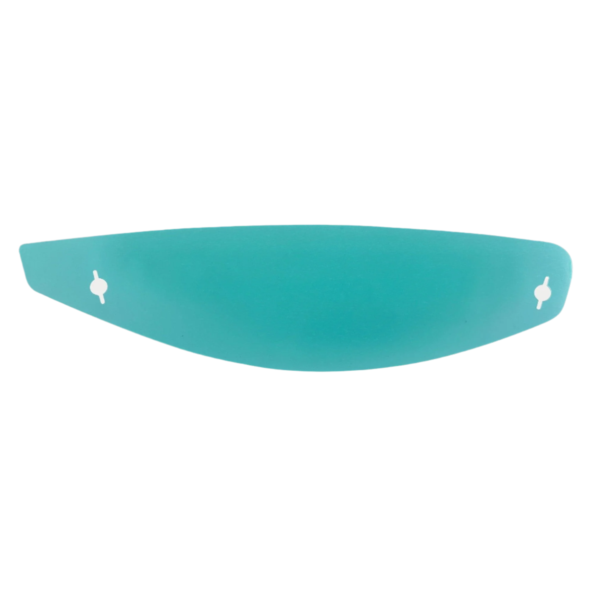 Alpinestars Supertech R10 Shield Tear-Off Set, teal motorcycle racing helmet accessory for visor protection.