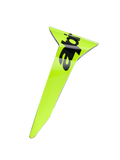 Alpinestars Supertech R10 Arius Standard Spoiler, acessório para capacete de motociclismo, amarelo fluorescente e preto, componente aerodinâmico de competição com perfil elegante e grafismos arrojados, peça de substituição para capacetes S-R10