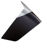 Alpinestars Supertech R10 Element Race Spoiler, acessório para capacete de motociclismo, preto carbono e prateado brilhante, design aerodinâmico elegante em forma de asa, acabamento brilhante, peça de substituição para capacetes de corrida S-R10