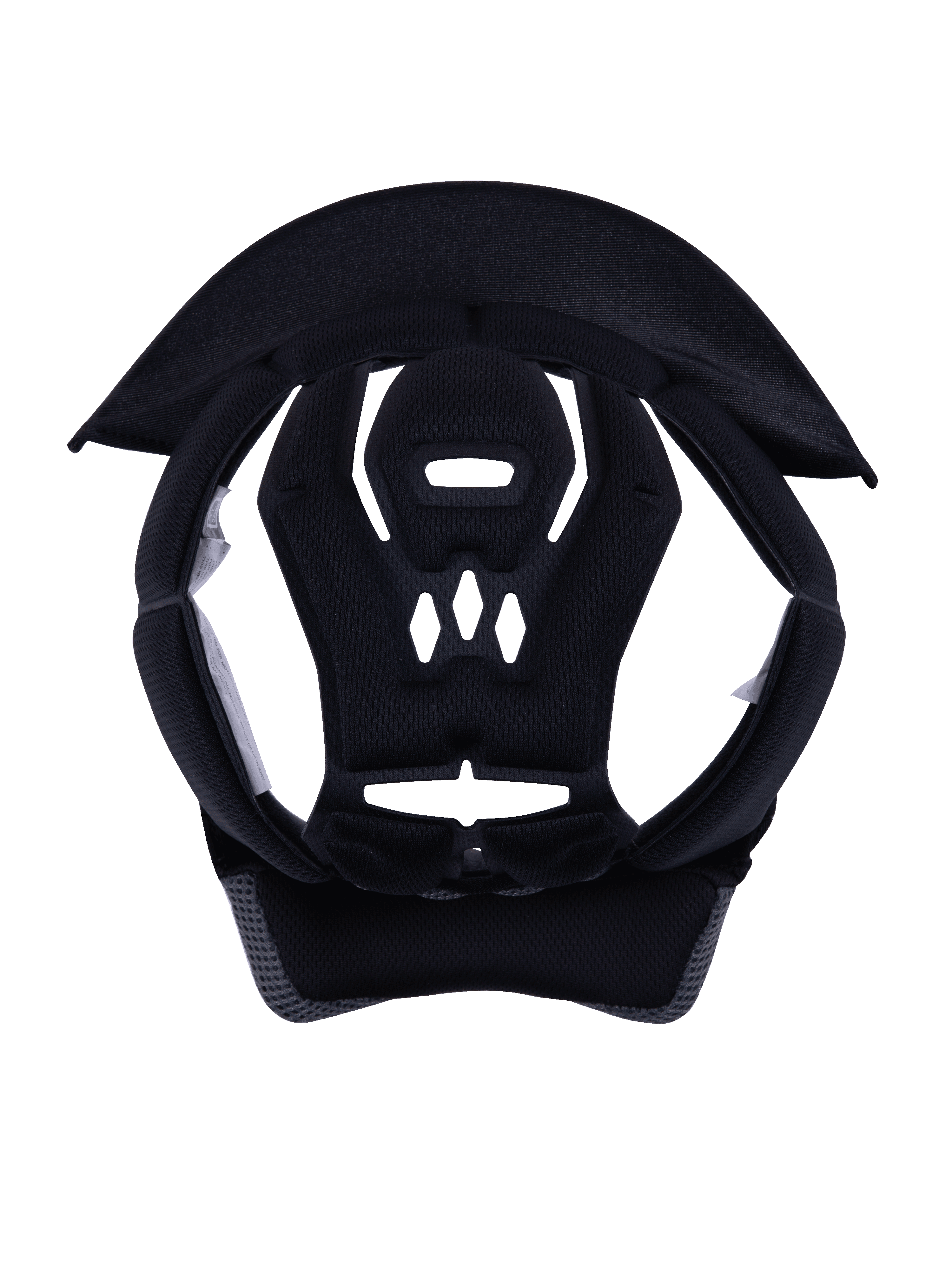 Almofada S-M3 Youth Crown Pad da Alpinestars, acessório para capacete, cinzento, forro interior de substituição com acolchoamento em malha texturizada, forma oval com recortes geométricos de ventilação para respirabilidade, concebida para capacetes de motocross SM3 Youth