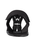 Alpinestars S-M3 Crown Pad, Motorcycle Helmet Replacement Liner, Black and Gray, Perforated Ventilation Design, Foam Padding with Mesh Fabric, Ergonomic Inner Cushioning for Comfort and Protection
