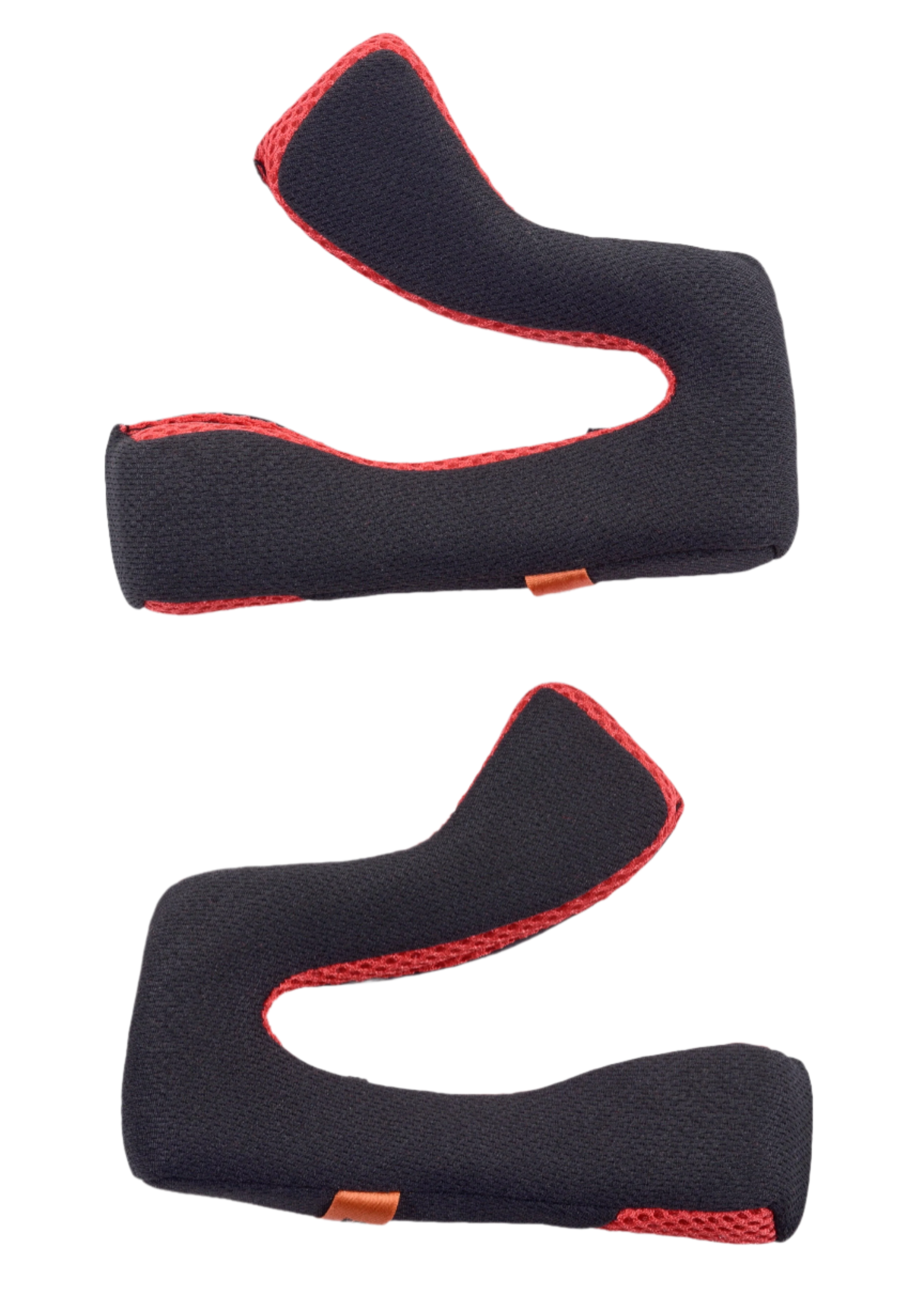 Alpinestars S-M5 Cheek Pads Replacement, acessório para capacete, pretas e vermelhas, conjunto de duas almofadas interiores ergonómicas, construção em malha respirável com vivos vermelhos, desenhadas para o conforto e ajuste de capacetes de motocross