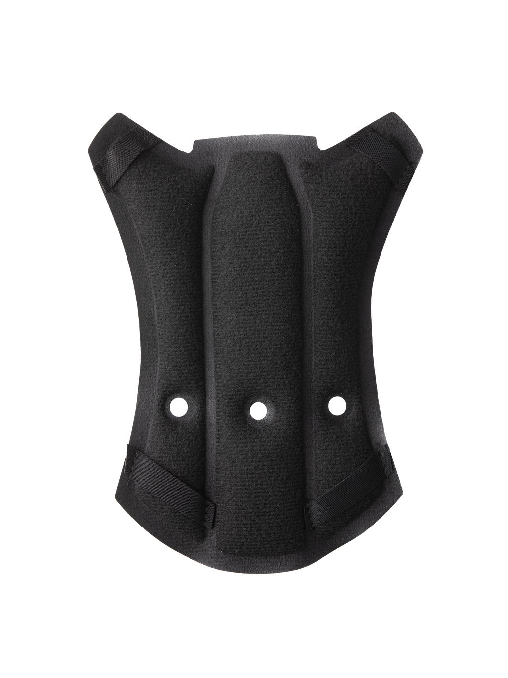 Alpinestars S-M7 Top Pad, acessório para capacete, preto, design acolchoado e contornado com três orifícios de ventilação e correias de fixação nos cantos, tecido sintético para conforto em capacetes de motocross