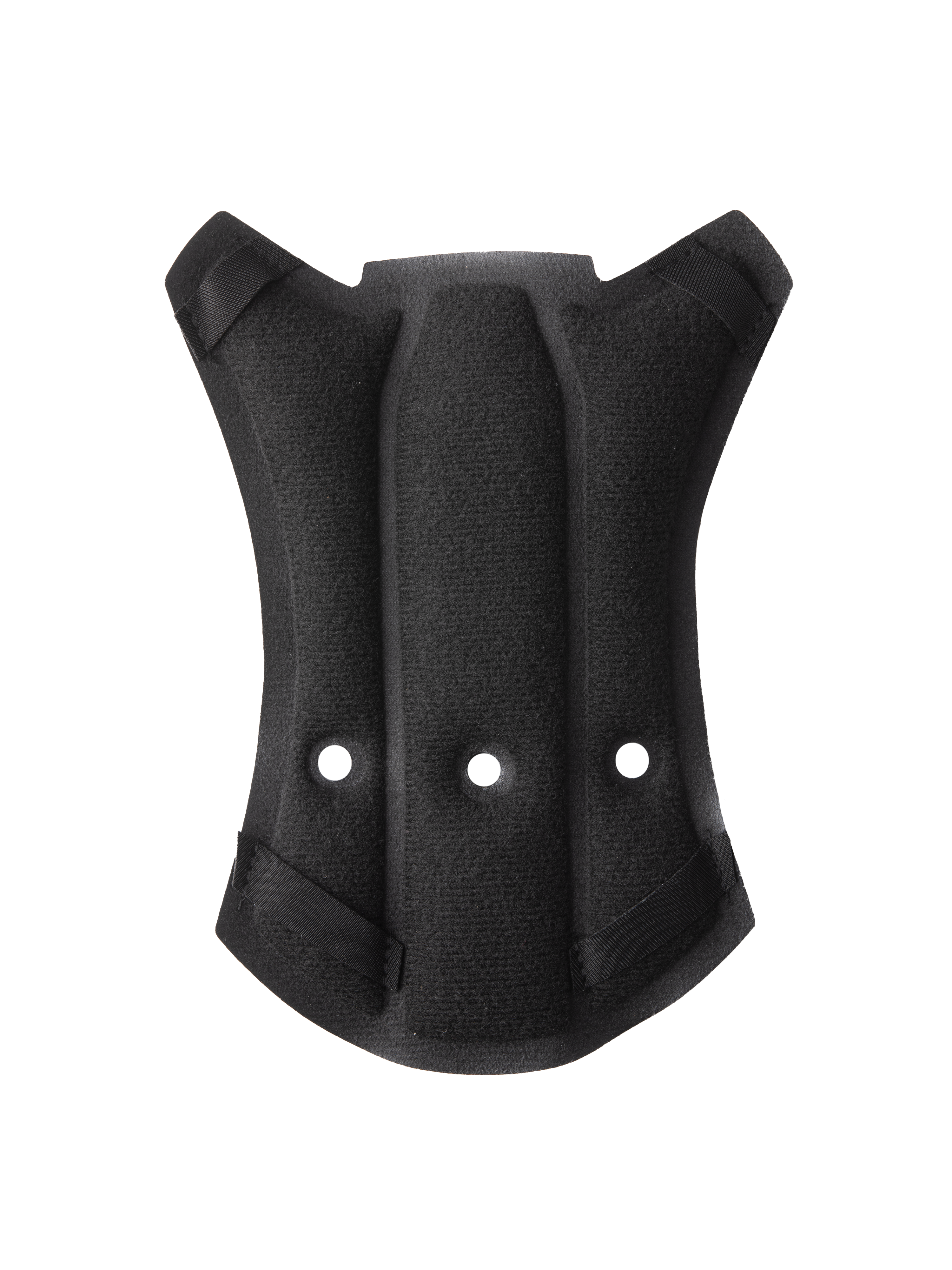 Alpinestars S-M7 Top Pad, acessório para capacete, preto, design acolchoado e contornado com três orifícios de ventilação e correias de fixação nos cantos, tecido sintético para conforto em capacetes de motocross