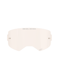 Alpinestars Supertech Goggle Lens, Light Copper Rose tint, injection-molded polycarbonate replacement lens, featuring 'ONE GOAL. ONE VISION.' branding and small star logo, integrated tear-off posts, off-road and motocross goggle accessory