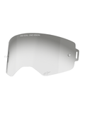 Alpinestars Supertech Photochromic Lens, grey motocross goggle replacement with anti-fog coating and tear-off posts.