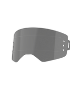 Lente Alpinestars Supertech Wide Vision Roll-Off, lente de substituição para óculos de motocross, tonalidade fumê, com linhas Glide Lines horizontais e pontos de montagem para o sistema roll-off, design em policarbonato resistente a impactos